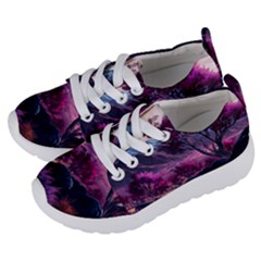 Landscape Landscape Painting Purple Purple Trees Kids  Lightweight Sports Shoes