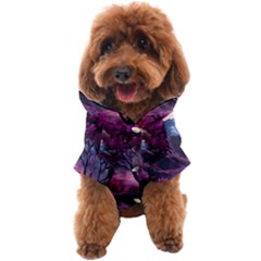 Landscape Landscape Painting Purple Purple Trees Dog Coat by Jancukart