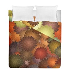 Flower Flora Decoration Pattern Drawing Floral Duvet Cover Double Side (full/ Double Size) by Jancukart