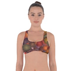 Flower Flora Decoration Pattern Drawing Floral Got No Strings Sports Bra