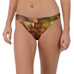 Flower Flora Decoration Pattern Drawing Floral Band Bikini Bottoms