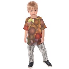 Flower Flora Decoration Pattern Drawing Floral Kids  Raglan Tee