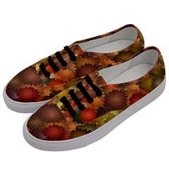 Flower Flora Decoration Pattern Drawing Floral Men s Classic Low Top Sneakers