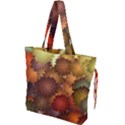 Flower Flora Decoration Pattern Drawing Floral Drawstring Tote Bag View1