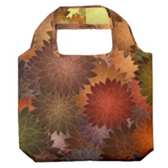 Flower Flora Decoration Pattern Drawing Floral Premium Foldable Grocery Recycle Bag