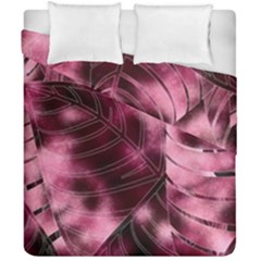 Flower Flora Decoration Pattern Drawing Leaves Duvet Cover Double Side (california King Size) by Jancukart