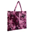 Flower Flora Decoration Pattern Drawing Leaves Zipper Large Tote Bag View2