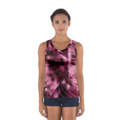 Flower Flora Decoration Pattern Drawing Leaves Sport Tank Top 