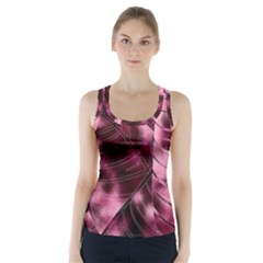 Flower Flora Decoration Pattern Drawing Leaves Racer Back Sports Top