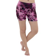 Flower Flora Decoration Pattern Drawing Leaves Lightweight Velour Yoga Shorts