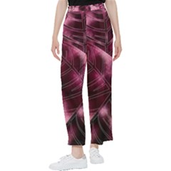 Flower Flora Decoration Pattern Drawing Leaves Women s Pants 