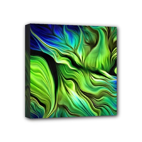 Fractal Art Pattern Abstract Fantasy Digital Mini Canvas 4  X 4  (stretched)