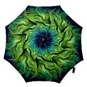 Fractal Art Pattern Abstract Fantasy Digital Hook Handle Umbrellas (Large) View1