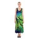 Fractal Art Pattern Abstract Fantasy Digital Sleeveless Maxi Dress View1