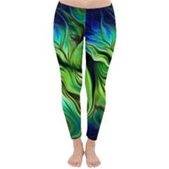 Fractal Art Pattern Abstract Fantasy Digital Classic Winter Leggings