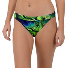 Fractal Art Pattern Abstract Fantasy Digital Band Bikini Bottoms