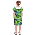 Fractal Art Pattern Abstract Fantasy Digital Kids  Drop Waist Dress View2