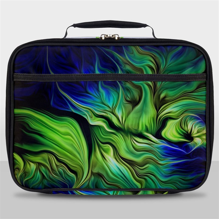 Fractal Art Pattern Abstract Fantasy Digital Full Print Lunch Bag