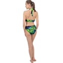 Fractal Art Pattern Abstract Fantasy Digital Halter Side Cut Swimsuit View2