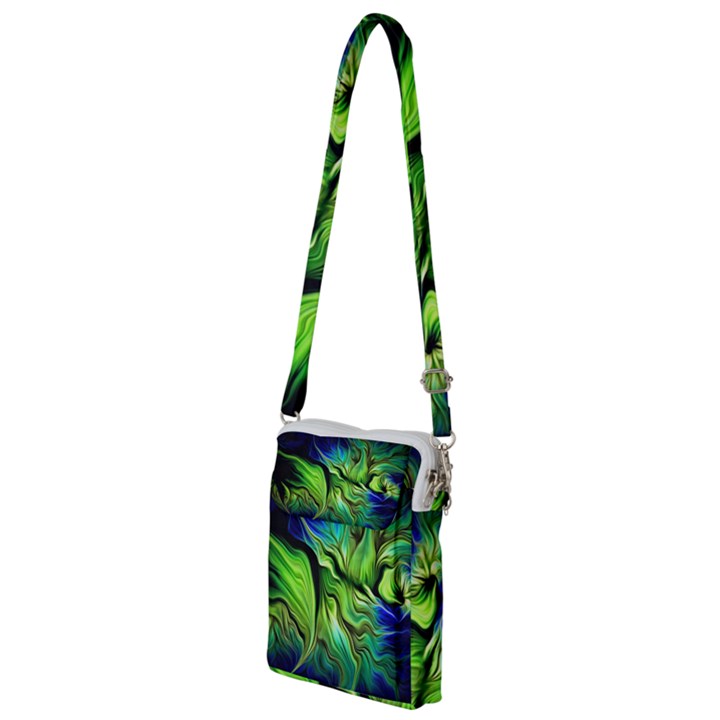 Fractal Art Pattern Abstract Fantasy Digital Multi Function Travel Bag