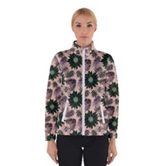 Floral Flower Spring Rose Watercolor Wreath Women s Bomber Jacket