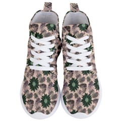 Floral Flower Spring Rose Watercolor Wreath Women s Lightweight High Top Sneakers