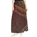 Fractal Pattern Geometric Pattern Maxi Chiffon Skirt View1