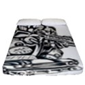 Scarface Movie Traditional Tattoo Fitted Sheet (Queen Size) View1