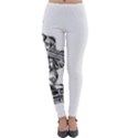 Scarface Movie Traditional Tattoo Lightweight Velour Leggings View1