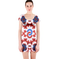  Im Fourth Dimension Adkps Strap Short Sleeve Bodycon Dress by imanmulyana