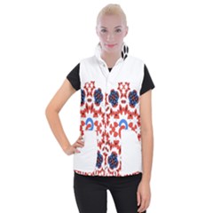  Im Fourth Dimension Adkps Strap Women s Button Up Vest