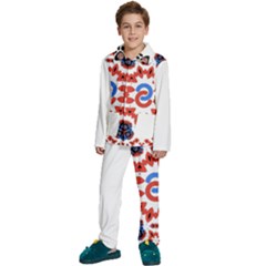  Im Fourth Dimension Adkps Strap Kids  Long Sleeve Velvet Pajamas Set by imanmulyana