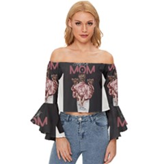 1679055305371 Jpeg 1679065992300 Off Shoulder Flutter Bell Sleeve Top by BRAHIMSHOPPING2023