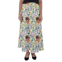 My Neighbor Totoro Pattern Flared Maxi Skirt by danenraven