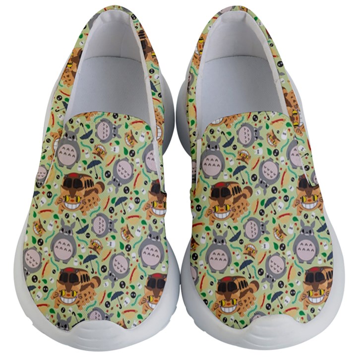 My Neighbor Totoro Pattern Kids Lightweight Slip Ons