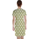 Lime Green Polka Dots Short Sleeve Nightdress View2