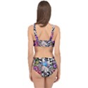 Floral Skeletons Cage Up Bikini Set View2