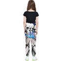 Floral Skeletons Kids  Elastic Waist Pants View2