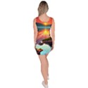 Sunset Over A Lake Bodycon Dress View4