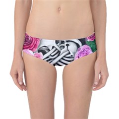 Floral Skeletons Classic Bikini Bottoms by GardenOfOphir