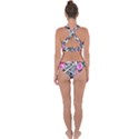 Floral Skeletons Cross Back Hipster Bikini Set View2