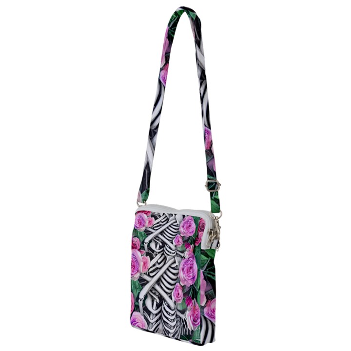 Floral Skeletons Multi Function Travel Bag