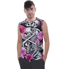 Floral Skeletons Men s Regular Tank Top by GardenOfOphir