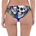 Skulls and Flowers Reversible Hipster Bikini Bottoms View2