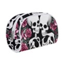 black and white rose sugar skull Make Up Case (Small) View1