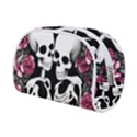 black and white rose sugar skull Make Up Case (Small) View2