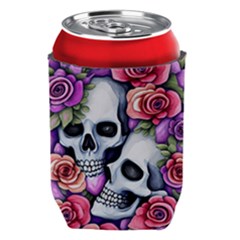 Floral Skeletons Can Holder by GardenOfOphir