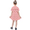 Coral And White Polka Dots Kids  Sailor Dress View2