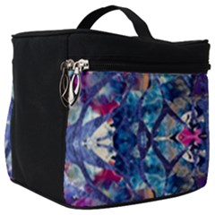 Denim On Pour Make Up Travel Bag (big) by kaleidomarblingart