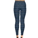 Blue Diamonds Motif Fancy Pattern Design Leggings  View2